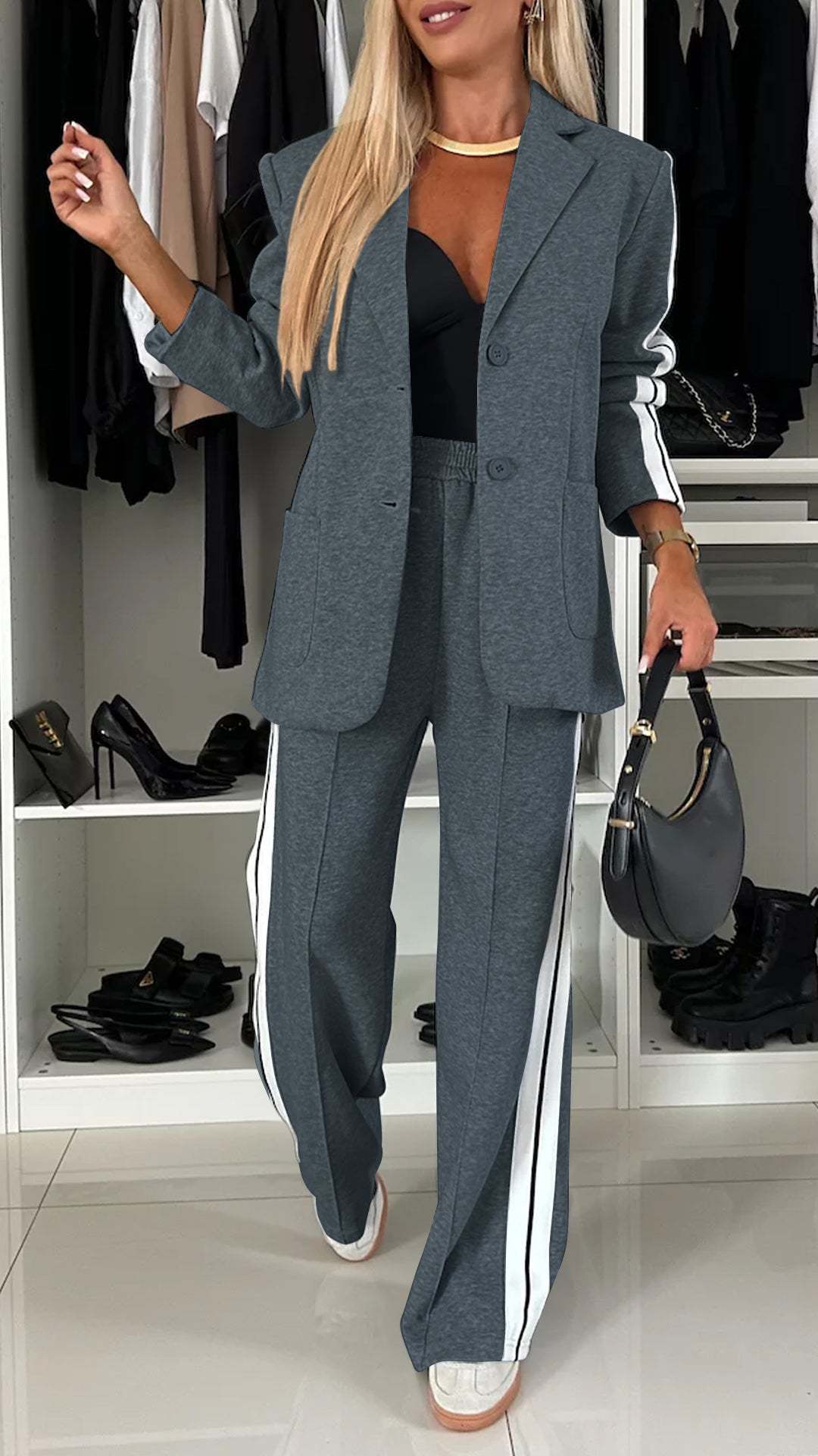 Ines™ | Stylowy Komplet z Paskami