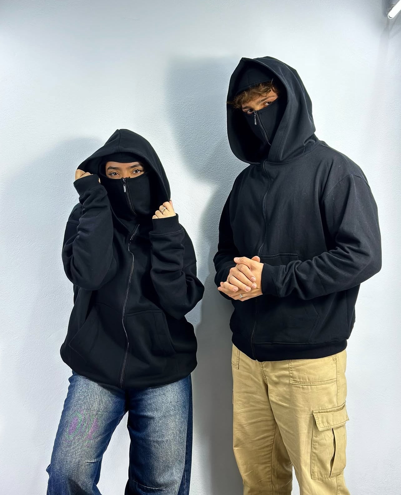 Bluza Unisex Z Wbudowaną Kominiarką