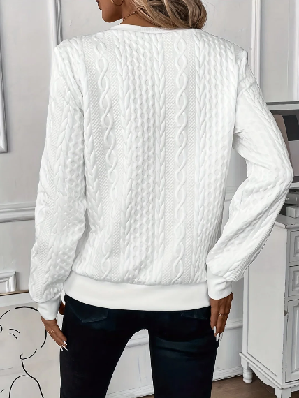 Justyna™ | Elegancki Sweter z Zamkiem