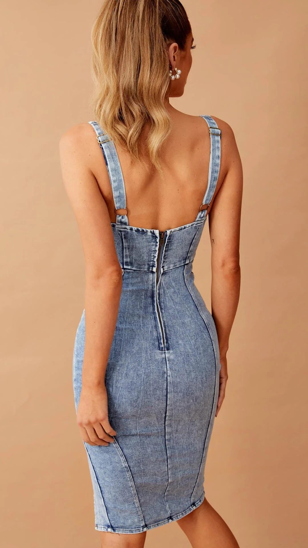 Arina™ | Sukienka Jeansowa