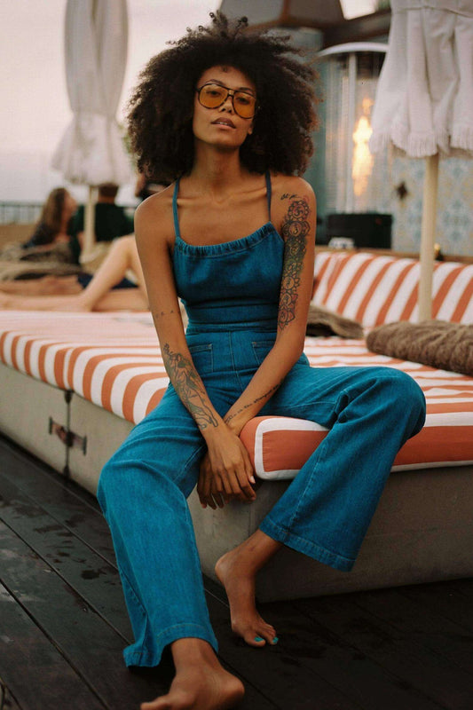 Malwina™ | Jeansowy Kombinezon