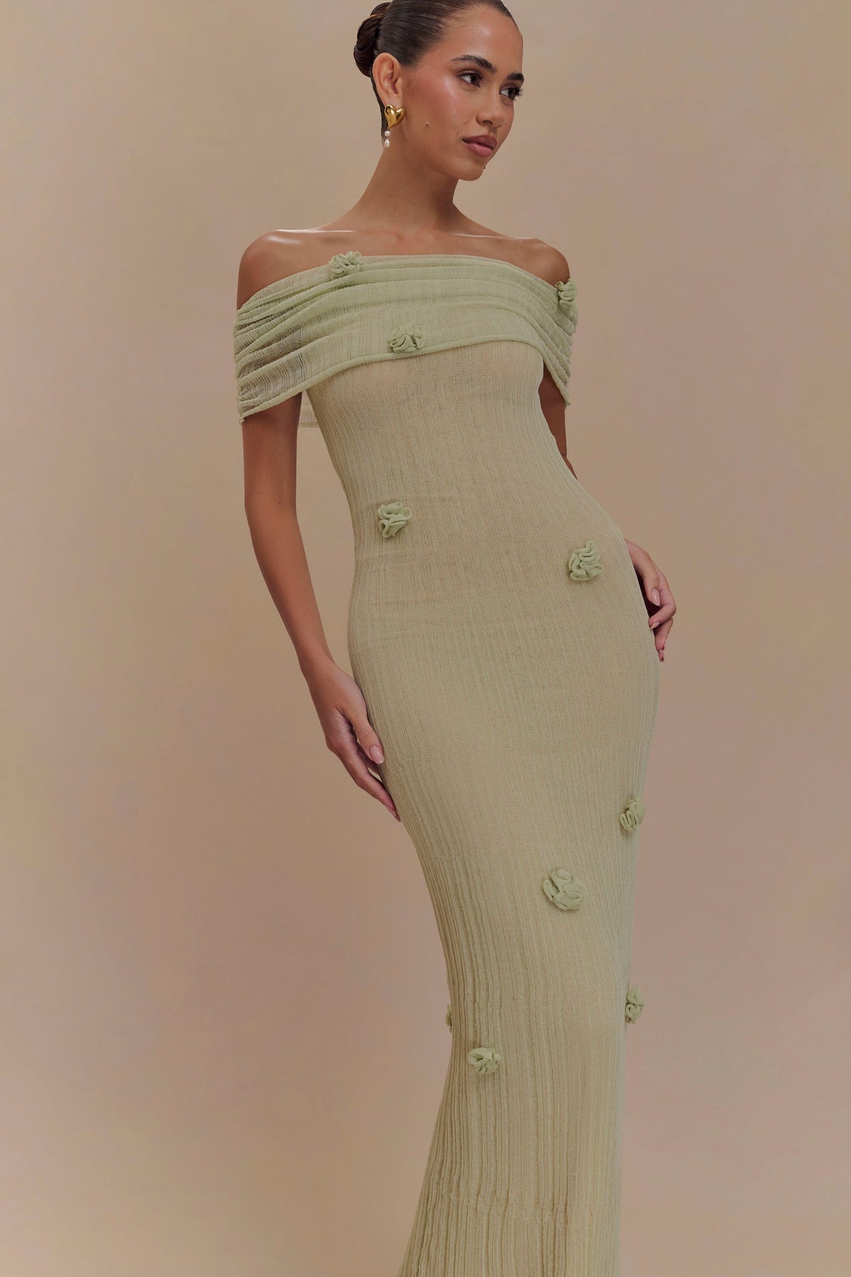Ornella™ | Sukienka Maxi z Motywem Kwiatów