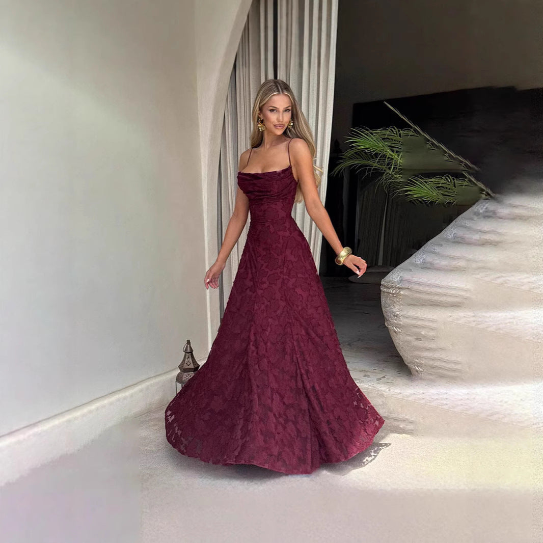 Nikola | Koronkowa Sukienka Maxi