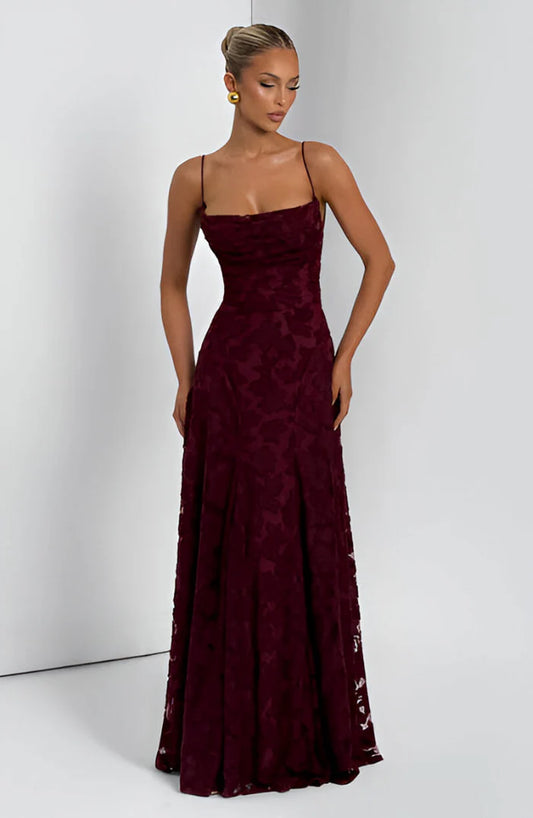 Nikola | Koronkowa Sukienka Maxi