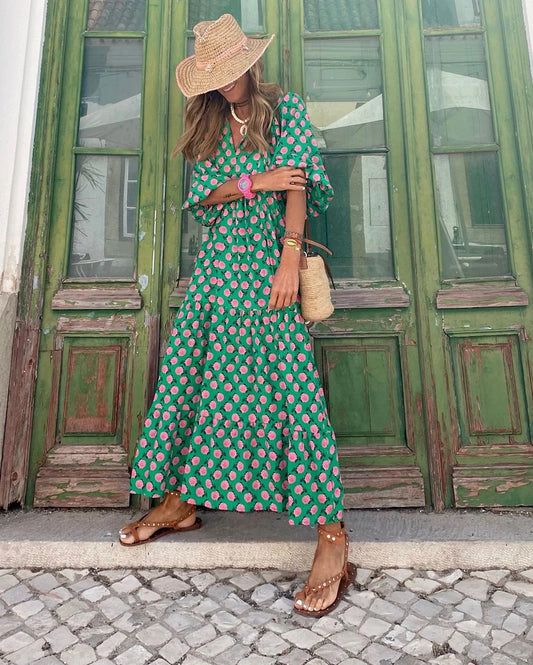 Magdalena | Sukienka Boho Maxi