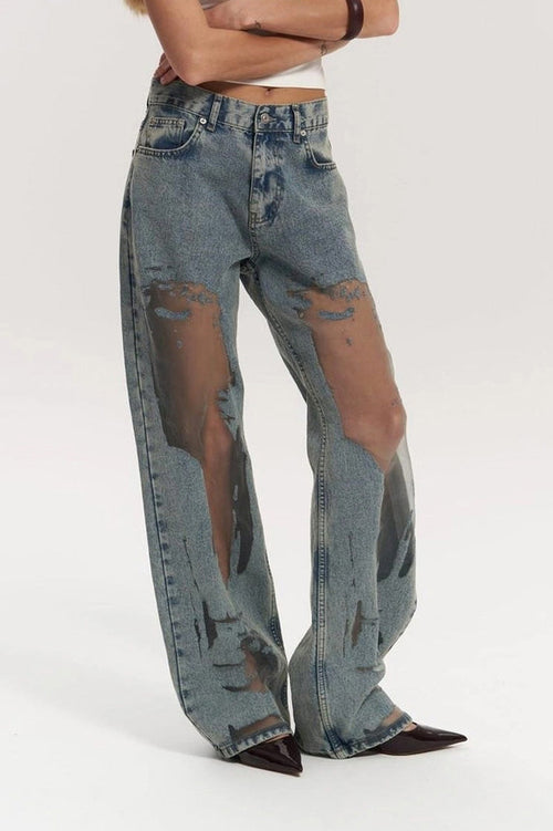 Marlene Blue Transparent Jeans