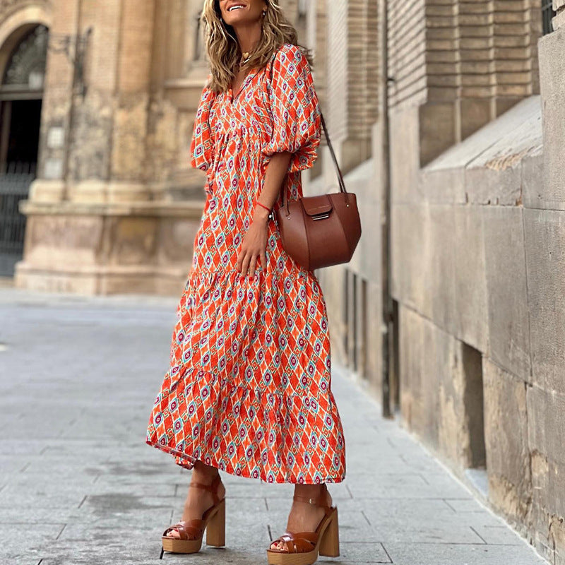 Magdalena | Sukienka Boho Maxi