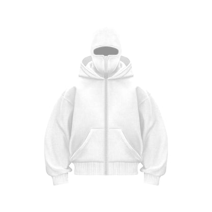 Bluza Unisex Z Wbudowaną Kominiarką
