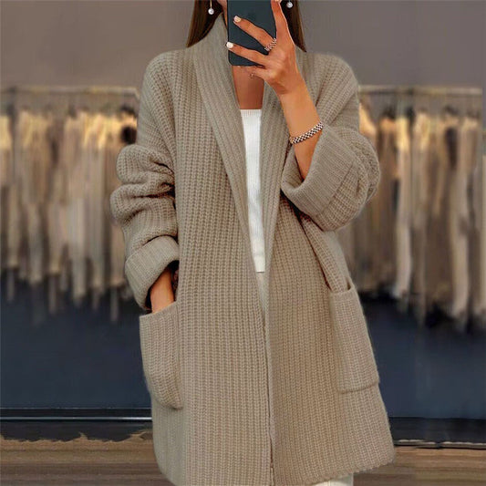 Marlena | Sweter z kieszeniami