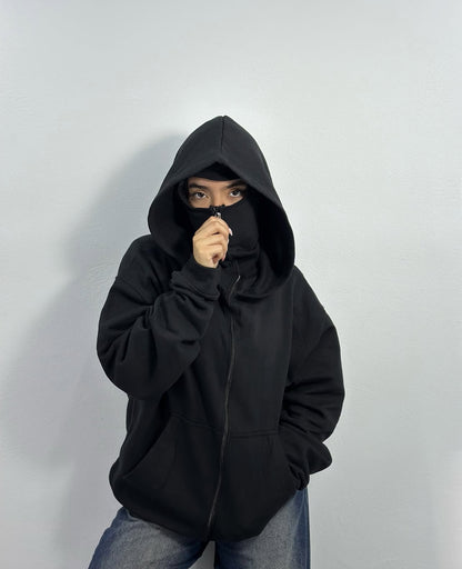 Bluza Unisex Z Wbudowaną Kominiarką