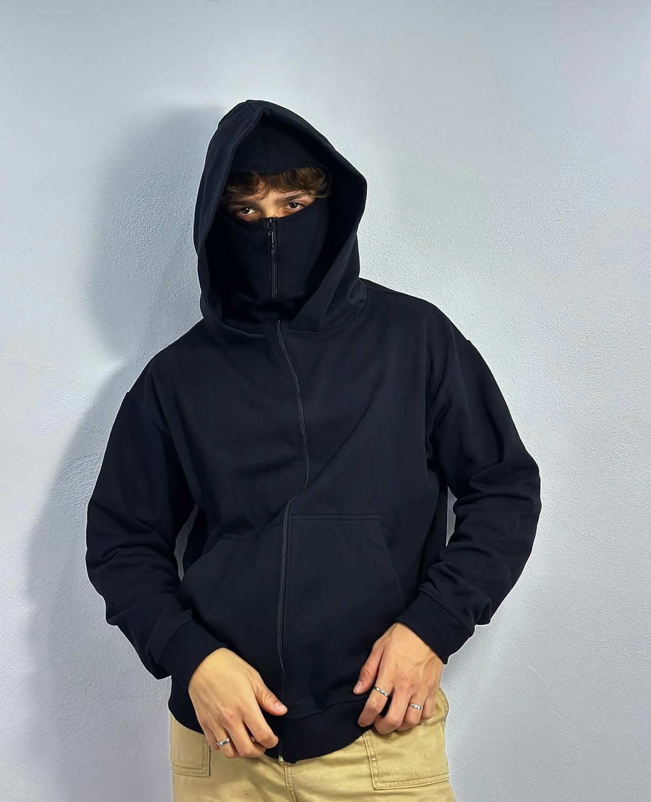 Bluza Unisex Z Wbudowaną Kominiarką