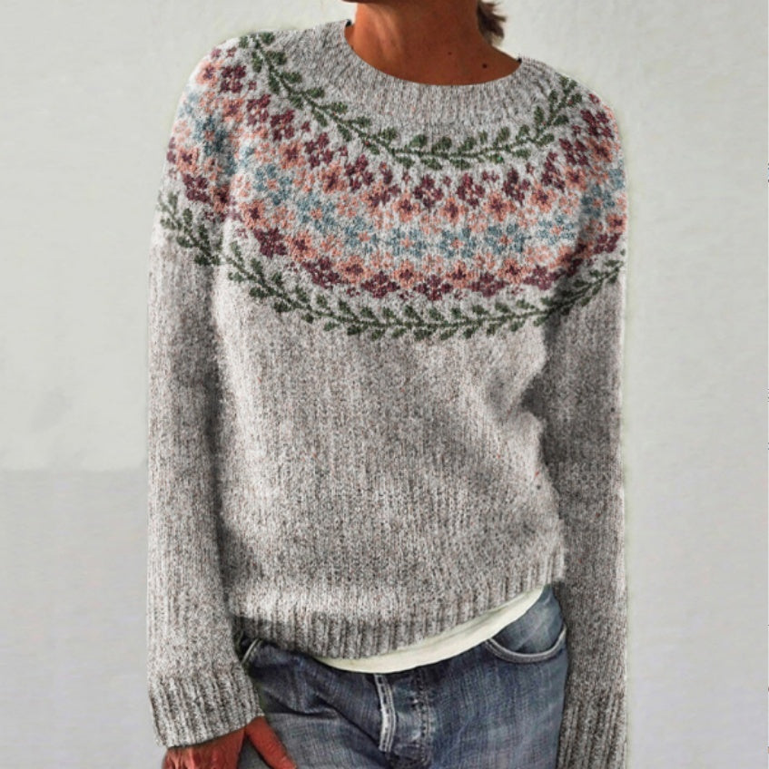 Klaudia™ | Sweter Skandynawski