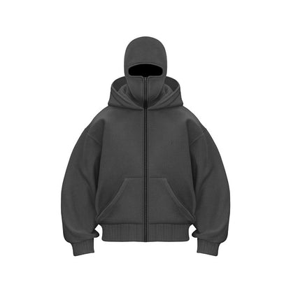 Bluza Unisex Z Wbudowaną Kominiarką