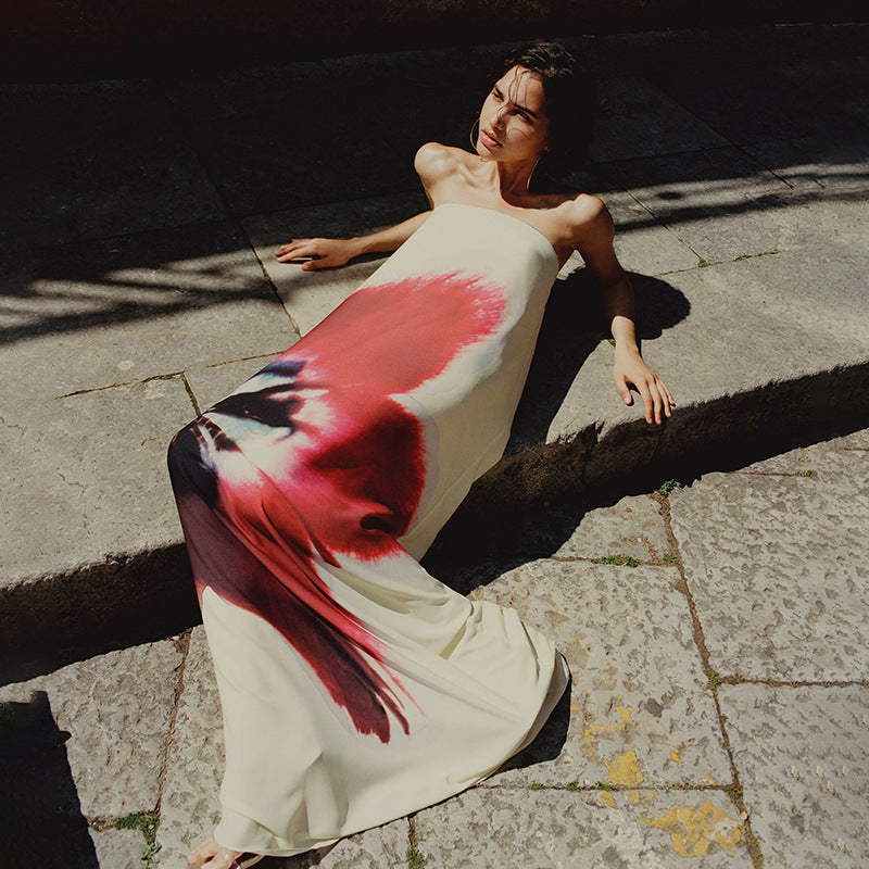 Reyna Contrast Tube Dress