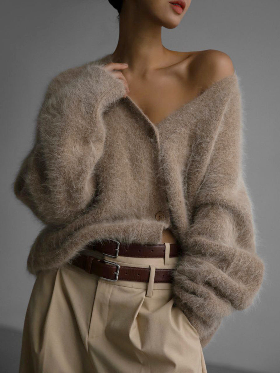 Autumn Haze V-neck Knit