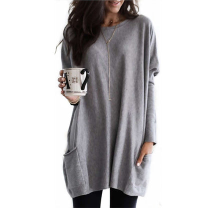 Vera™ | Oversize Sweter z Okrągłym Dekoltem