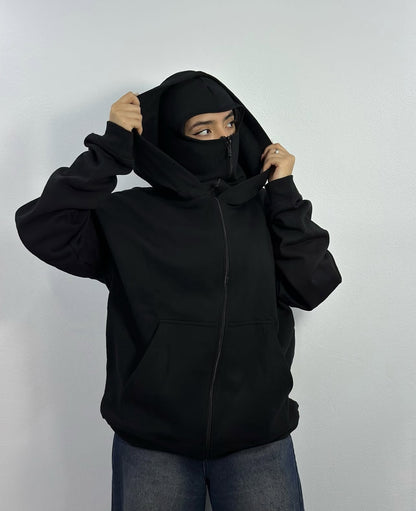 Bluza Unisex Z Wbudowaną Kominiarką