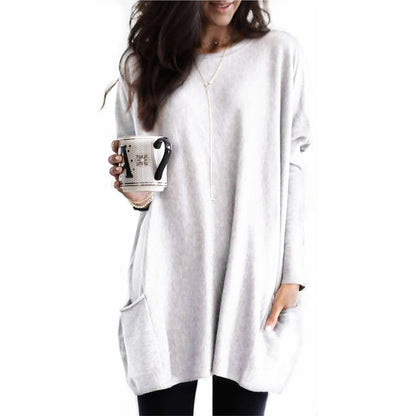 Vera™ | Oversize Sweter z Okrągłym Dekoltem