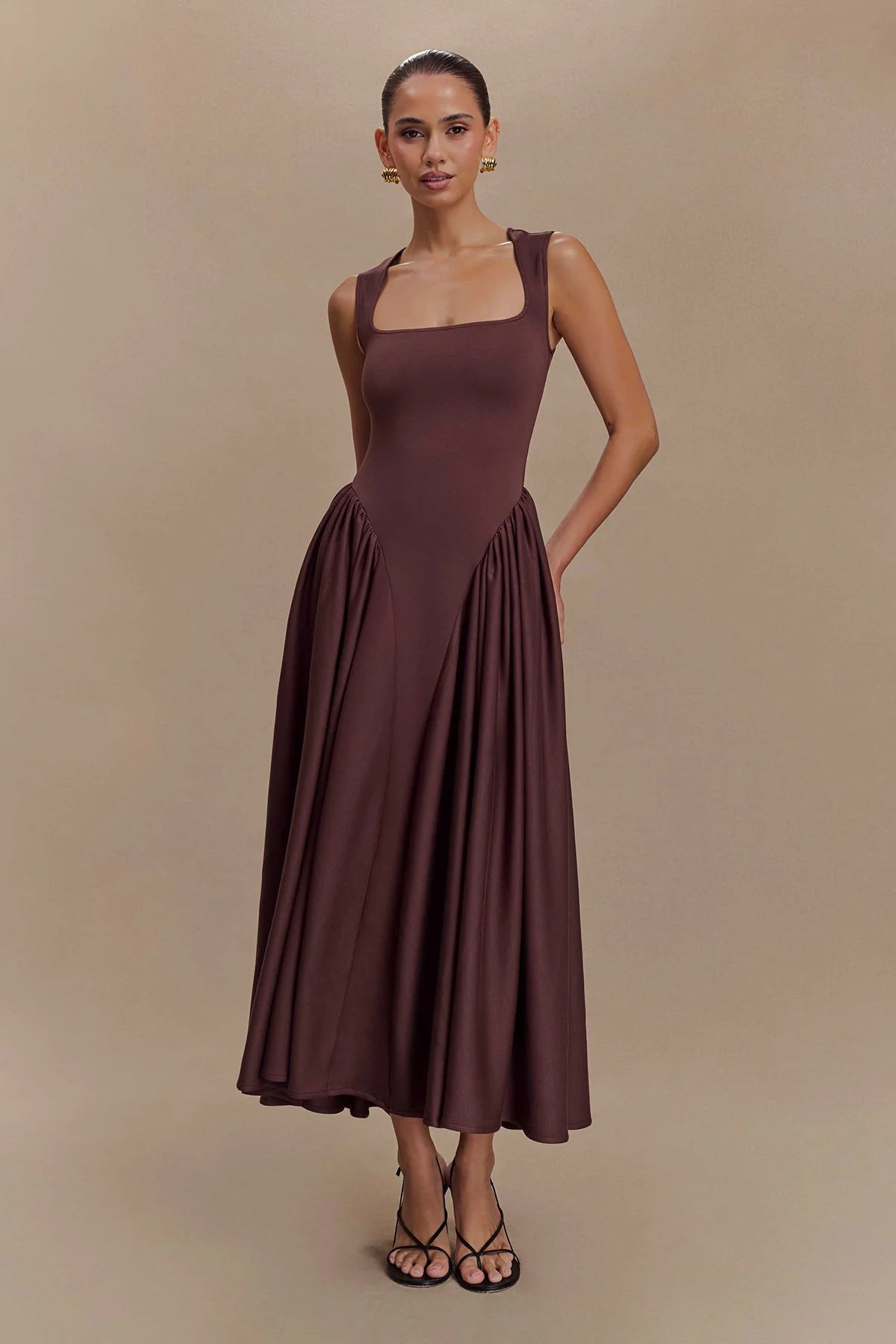 Noiré Cacao Pleated Fit