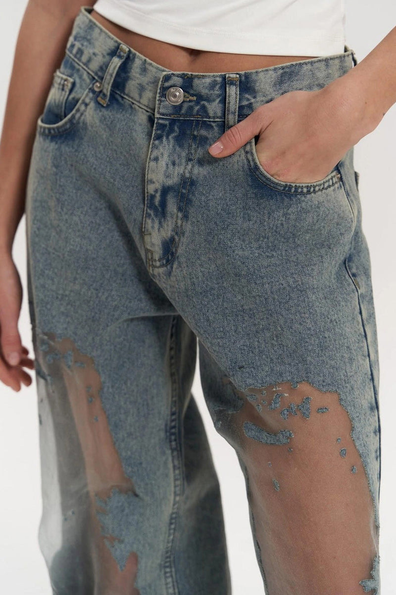 Marlene Blue Transparent Jeans
