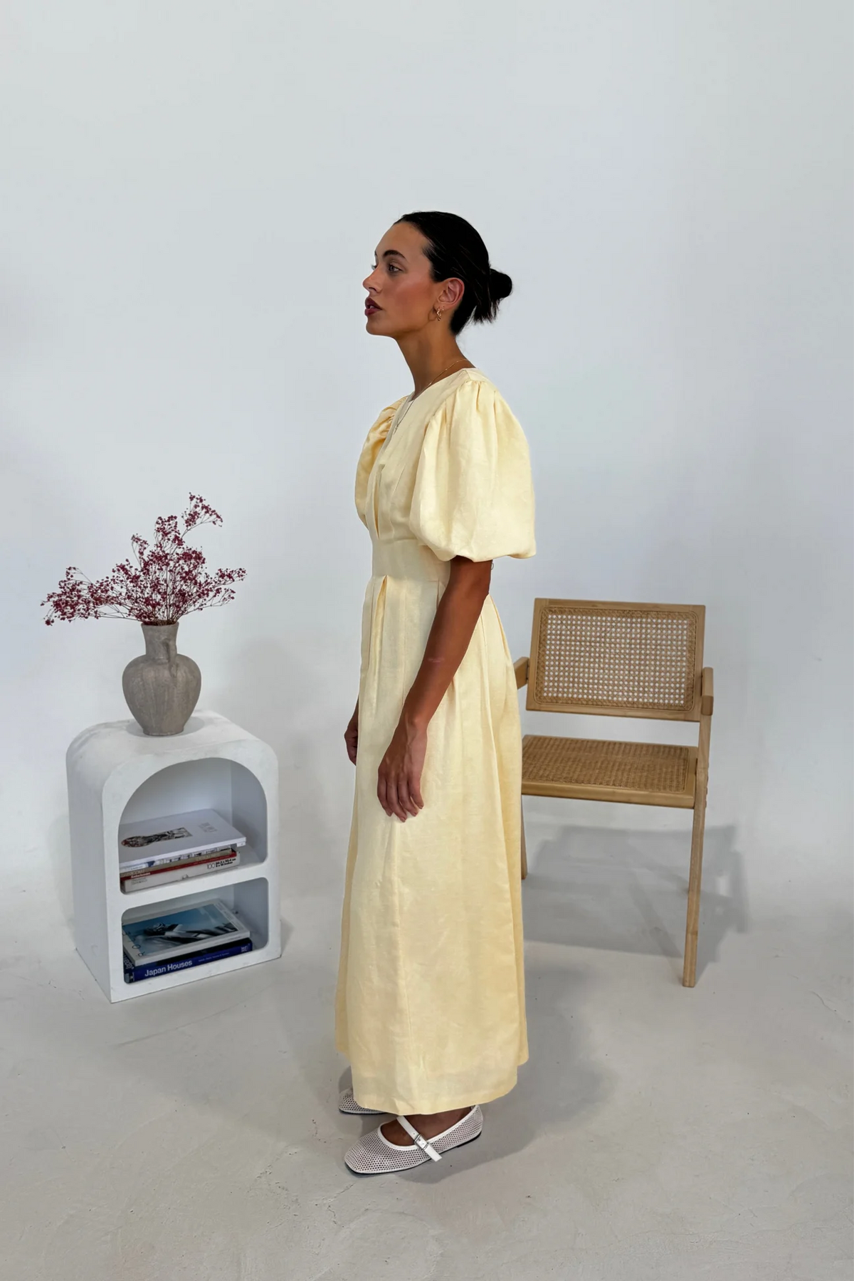 Vanilla Yellow Air Maxi Dress