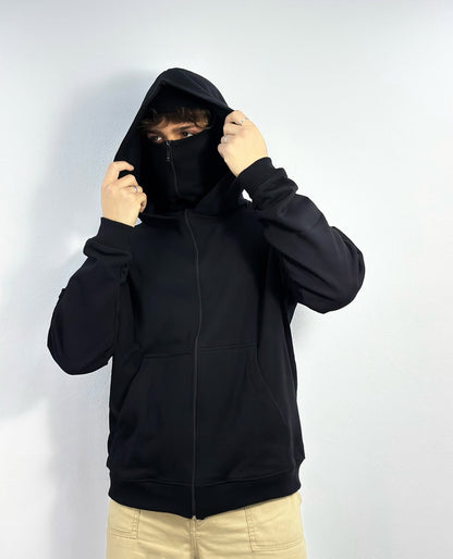 Bluza Unisex Z Wbudowaną Kominiarką