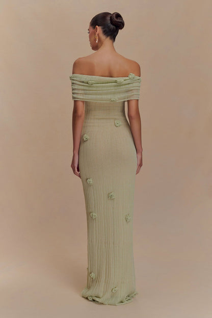 Ornella™ | Sukienka Maxi z Motywem Kwiatów