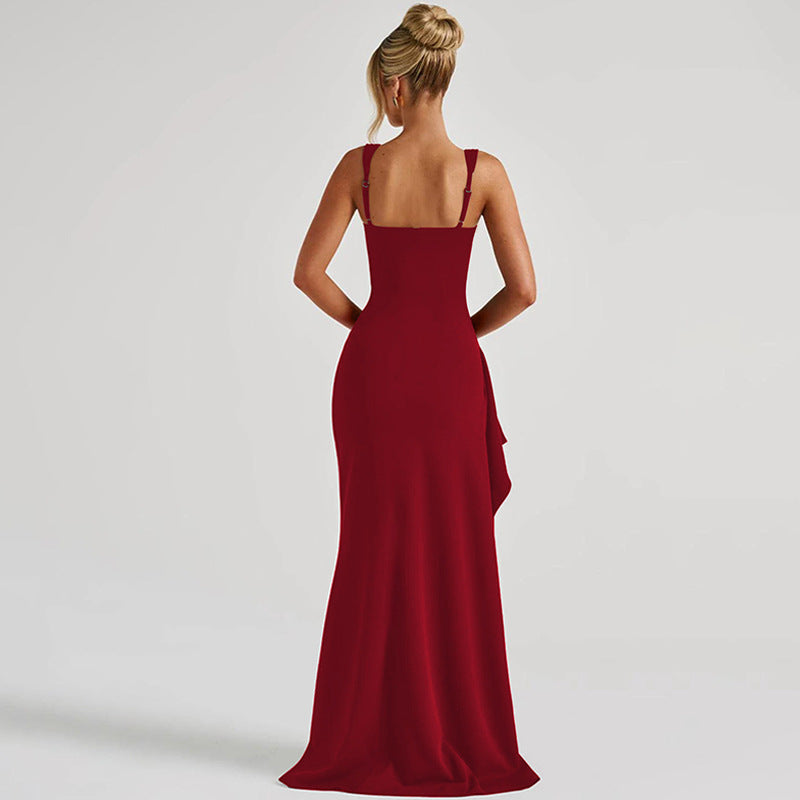 Kaia Draped Evening Dress