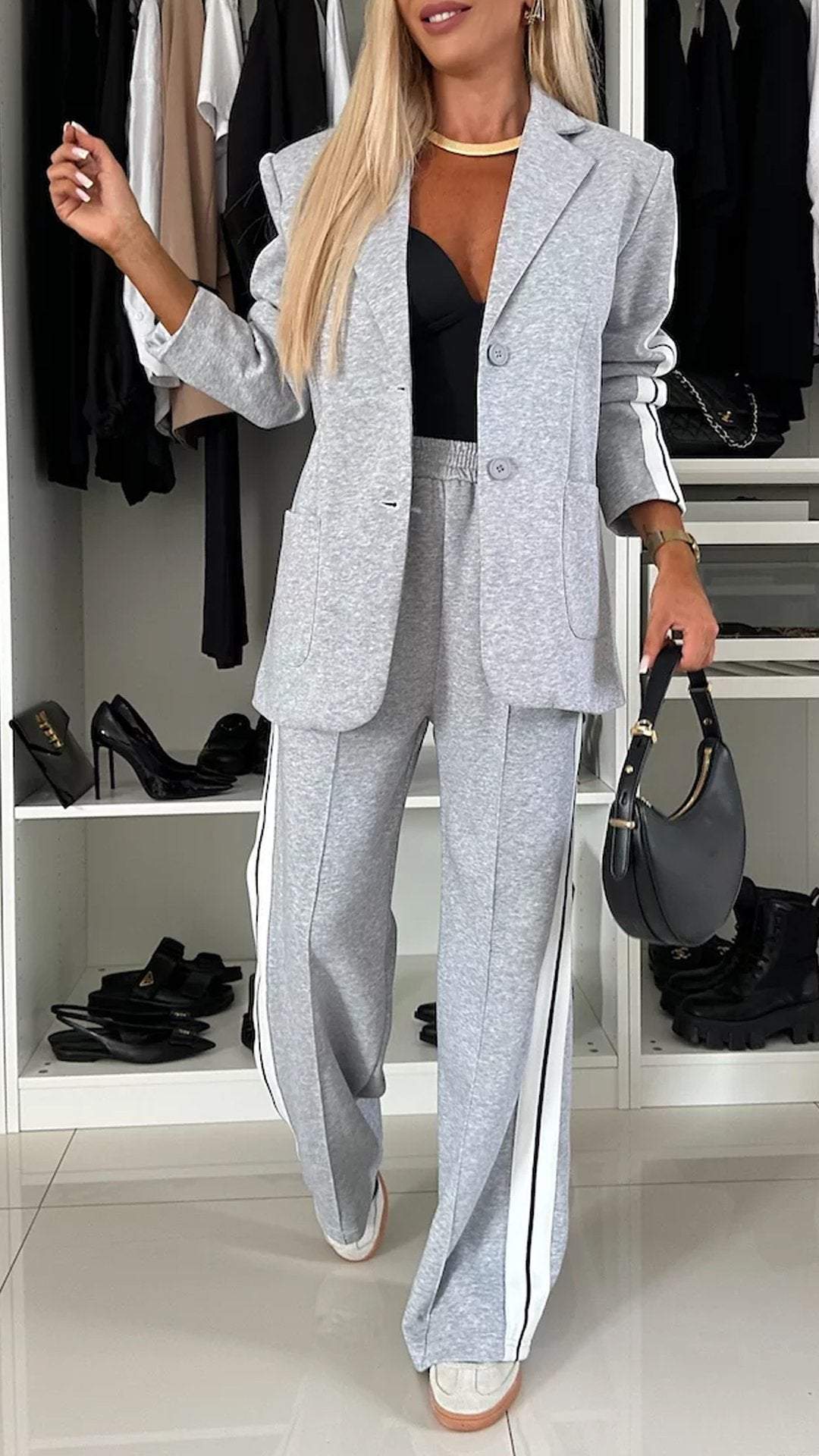 Ines™ | Stylowy Komplet z Paskami