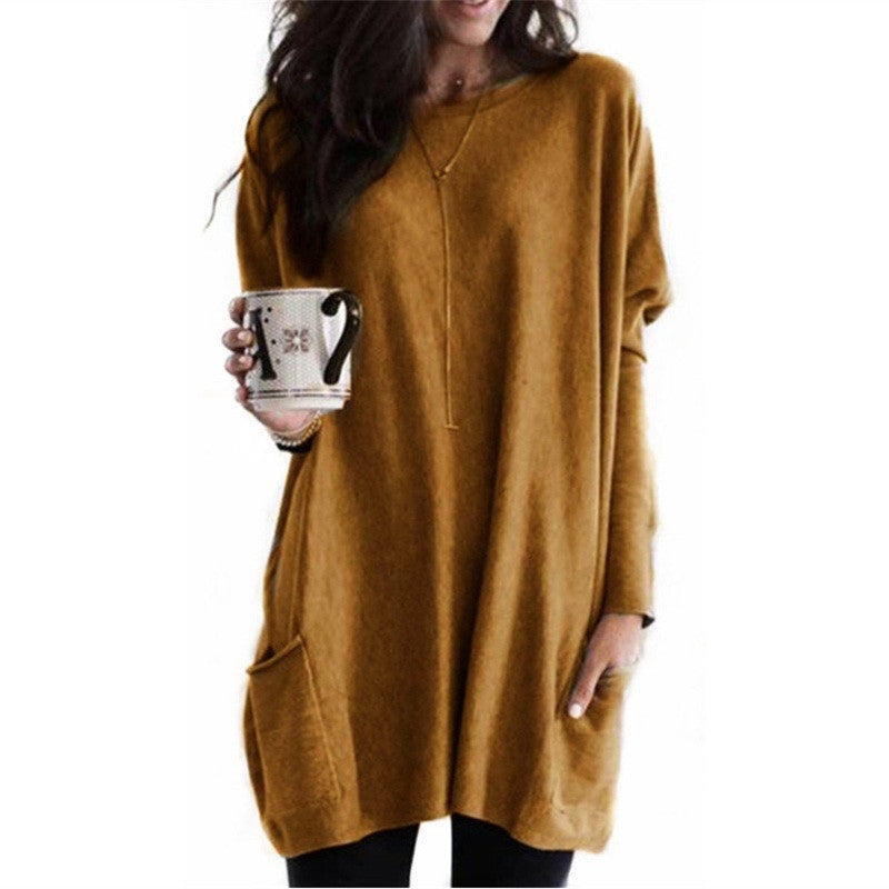 Vera™ | Oversize Sweter z Okrągłym Dekoltem