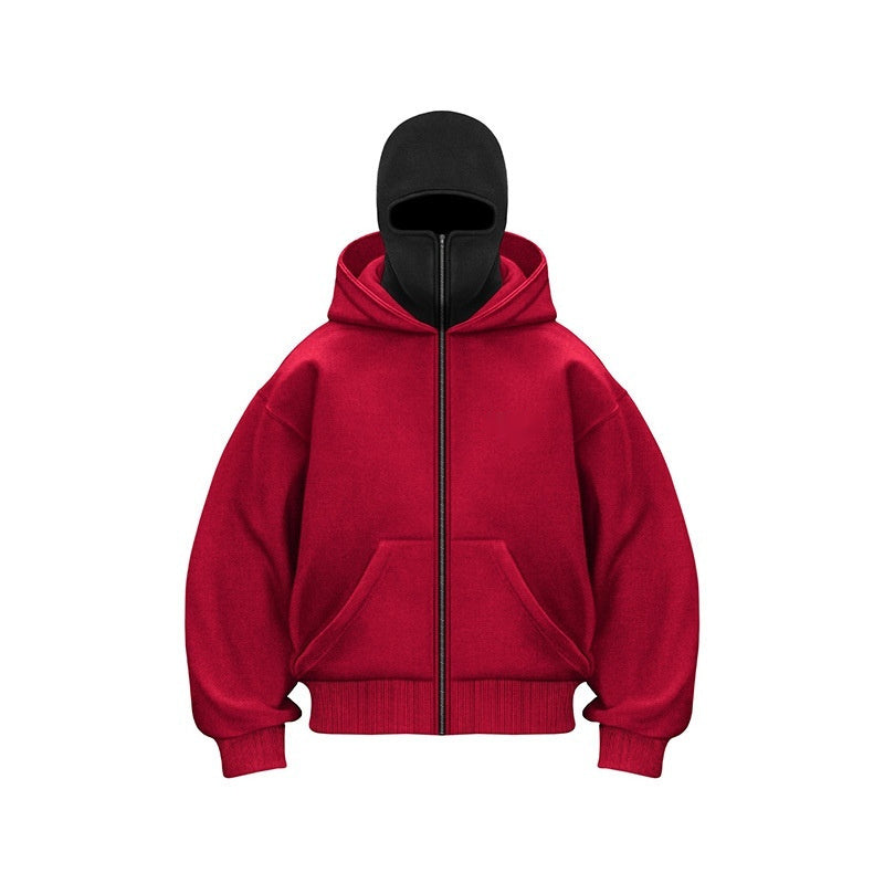 Bluza Unisex Z Wbudowaną Kominiarką