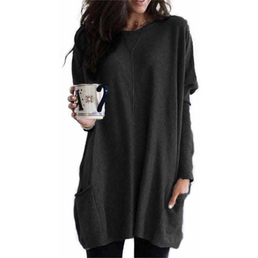 Vera™ | Oversize Sweter z Okrągłym Dekoltem