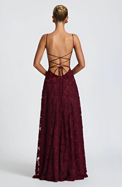 Nikola | Koronkowa Sukienka Maxi