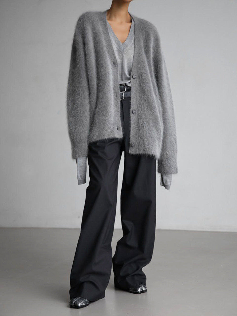 Autumn Haze V-neck Knit