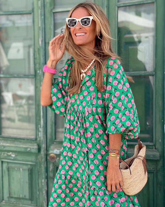 Magdalena | Sukienka Boho Maxi