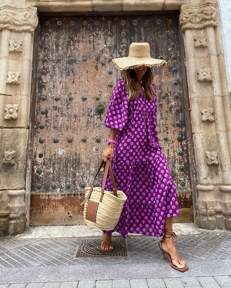 Magdalena | Sukienka Boho Maxi