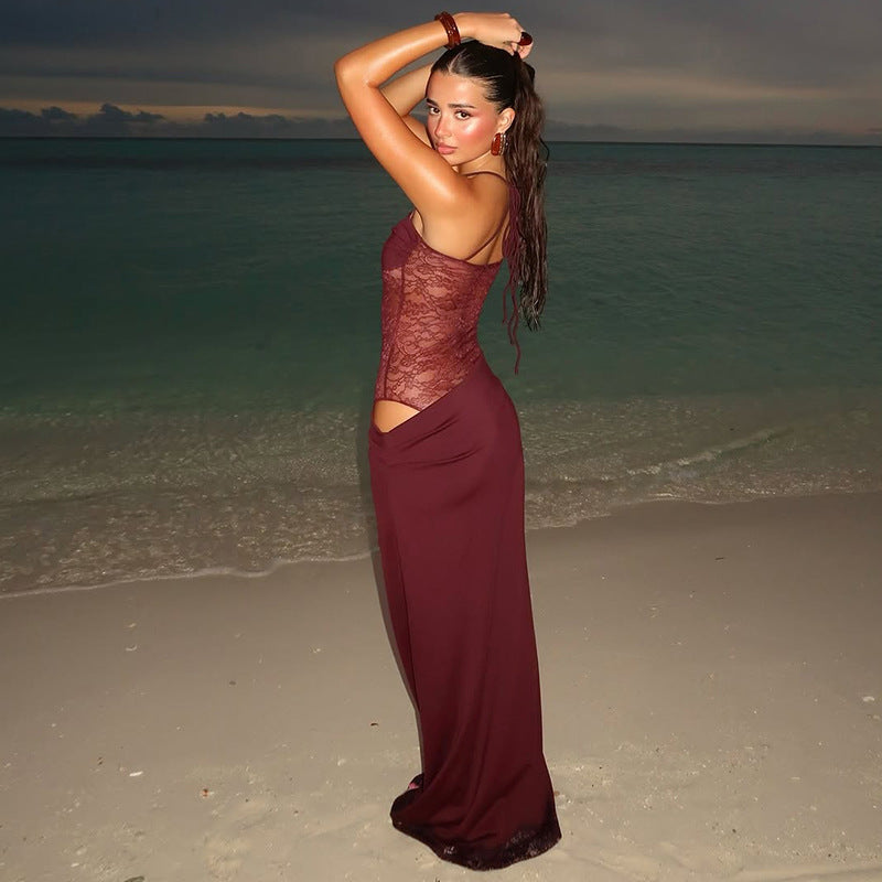 Club Mirage Lace Slip